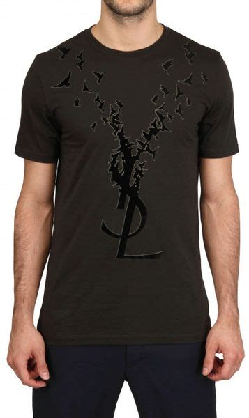 ysl bird shirt|Yves Saint Laurent Men's T.